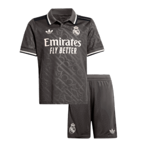Real Madrid Third Away Kids Soccer Jerseys Kit 2024/25