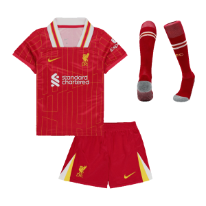 Liverpool Home Kids Soccer Jerseys Full Kit 2024/25