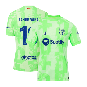 LAMINE YAMAL #19 Barcelona Third Away Authentic Soccer Jersey 2024/25 – UCL