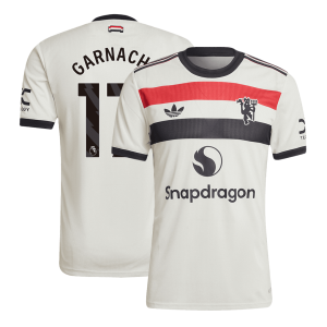 GARNACHO #17 Manchester United Third Away Authentic Soccer Jersey 2024/25