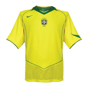 Vintage Soccer Jersey Brazil Home 2004