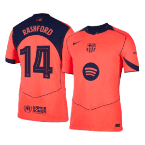 RASHFORD #14 Barcelona Third Away Authentic Soccer Jersey 2025/26 – UCL