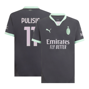 PULISIC #11 AC Milan Third Away Authentic Soccer Jersey 2024/25