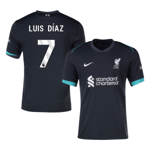 LUIS D??AZ #7 Liverpool Away Soccer Jersey 2024/25