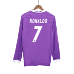 Vintage Soccer Jersey RONALDO #7 Real Madrid Away Long Sleeve 2016/17