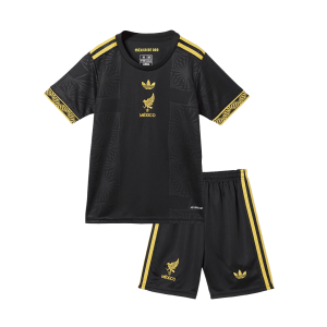 Mexico Third Away Kids Soccer Jerseys Kit 2025 – Gold Cup