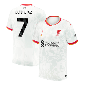 LUIS D??AZ #7 Liverpool Third Away Soccer Jersey 2024/25
