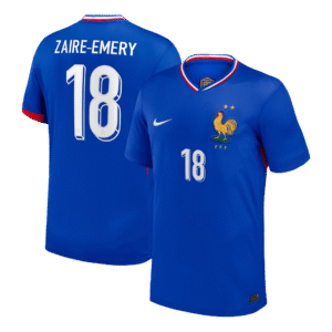 ZAIRE-EMERY #18 France Home Soccer Jersey 2024