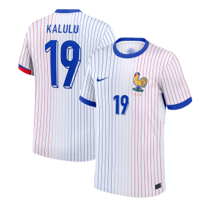 KALULU #19 France Away Soccer Jersey 2024