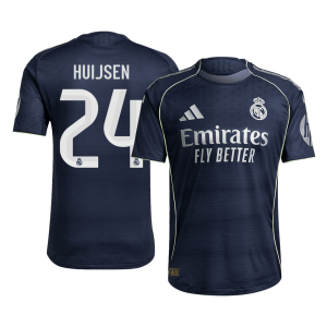 HUIJSEN #24 Real Madrid Away Authentic Soccer Jersey 2025/26