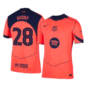 ROONY #28 Barcelona Third Away Player Version Jersey 2025/26