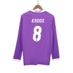 Vintage Soccer Jersey KROOS #8 Real Madrid Away Long Sleeve 2016/17
