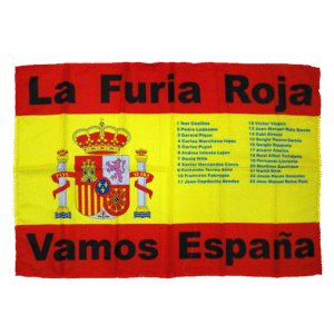 Spain Team Flag Red