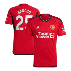 SANCHO #25 Manchester United Home Jersey 2023/24