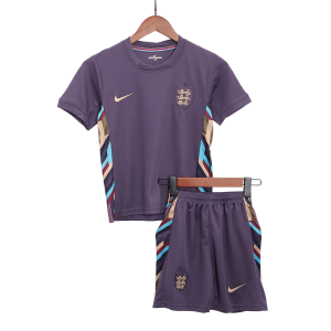 England Away Kids Soccer Jerseys Kit EURO 2024