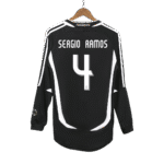 Vintage Soccer Jersey SERGIO RAMOS #4 Real Madrid Away Long Sleeve 2006/07
