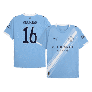 RODRIGO #16 Manchester City Home Soccer Jersey 2025/26 – Club World Cup