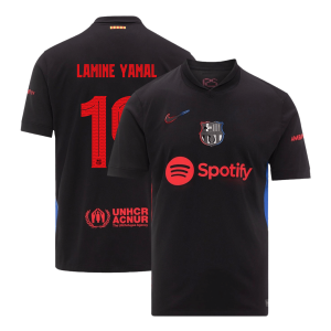 LAMINE YAMAL #19 Barcelona Away Soccer Jersey 2024/25 – UCL