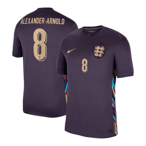 ALEXANDER-ARNOLD #8 England Away Soccer Jersey EURO 2024