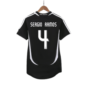 Vintage Soccer Jersey SERGIO RAMOS #4 Real Madrid Away 2006/07