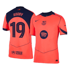ROONY #19 Barcelona Third Away Authentic Soccer Jersey 2025/26 – UCL