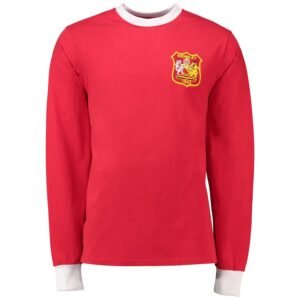 Vintage Soccer Jersey Manchester United Long Sleeve 1963 – FA Cup Final