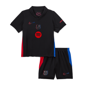 Barcelona Away Kids Soccer Jerseys Kit 2024/25 – Spotify Logo Without Text