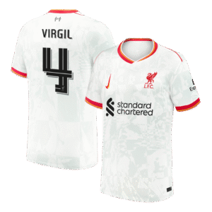 VIRGIL #4 Liverpool Third Away Soccer Jersey 2024/25 – UCL