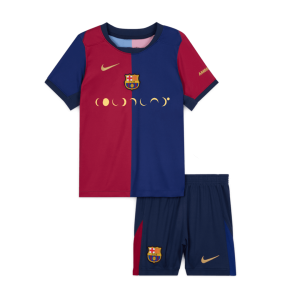Barcelona Home Kids Soccer Jerseys Kit 2024/25 – COLDPLAY