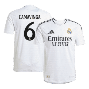 CAMAVINGA #6 Real Madrid Home Authentic Soccer Jersey 2024/25