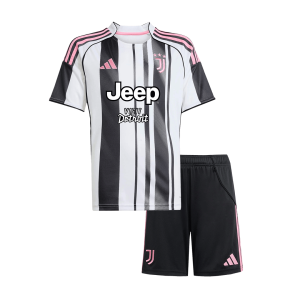 Juventus Home Kids Soccer Jerseys Kit 2025/26