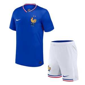 France Home Kids Soccer Jerseys Kit EURO 2024
