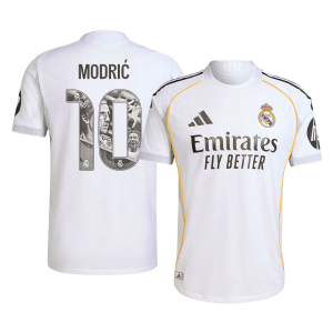 MODRI? Special #10 Real Madrid Home Authentic Soccer Jersey 2025/26