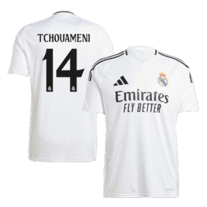 TCHOUAMENI #14 Real Madrid Home Soccer Jersey 2024/25