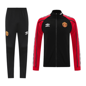 Manchester United Jacket Tracksuit 2025/26 Red&Black