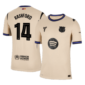 RASHFORD #14 Barcelona Away Authentic Soccer Jersey 2025/26 – UCL