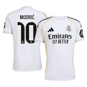 MODRI? #10 Real Madrid Home Soccer Jersey 2025/26