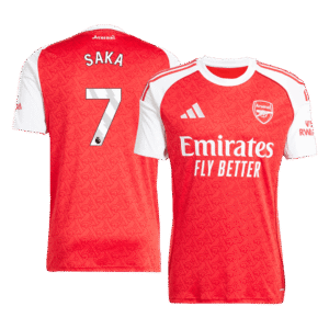 SAKA #7 Arsenal Home Soccer Jersey 2025/26