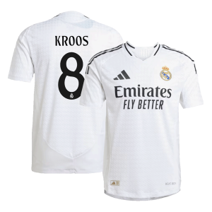 KROOS #8 Real Madrid Home Authentic Soccer Jersey 2024/25