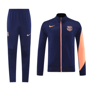 Barcelona Jacket Tracksuit 2025/26 Navy&Orange