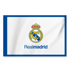 Real Madrid Team Flag White
