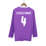 Vintage Soccer Jersey SERGIO RAMOS #4 Real Madrid Away Long Sleeve 2016/17