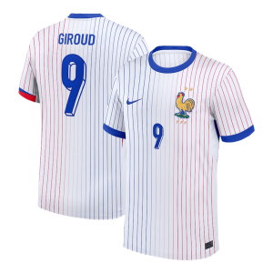 GIROUD #9 France Away Soccer Jersey EURO 2024