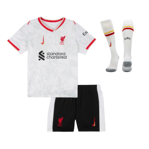 Liverpool Third Away Kids Soccer Jerseys Full Kit 2024/25
