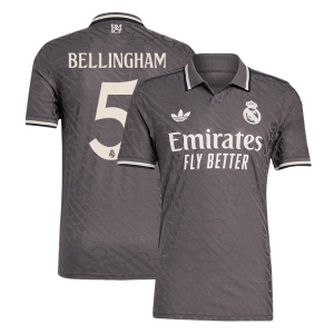BELLINGHAM #5 Real Madrid Third Away Authentic Soccer Jersey 2024/25