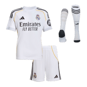 Real Madrid Home Kids Soccer Jerseys Full Kit 2025/26