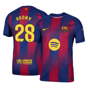 ROONY #28 Barcelona Home Player Version Jersey 2025/26