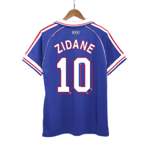 Vintage Soccer Jersey ZIDANE #10 France Home 1998
