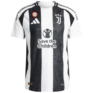 Juventus Home Save Children Sponsor Match Jersey Player Version 2024/25