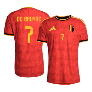 DE BRUYNE #7 Belgium Home Player Version Jersey World Cup 2026